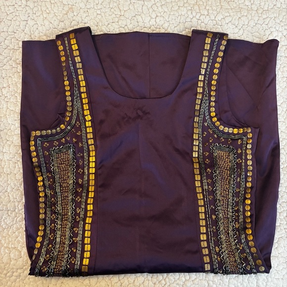 AD LIB Purple Satin Sheath Dress - Picture 8 of 8